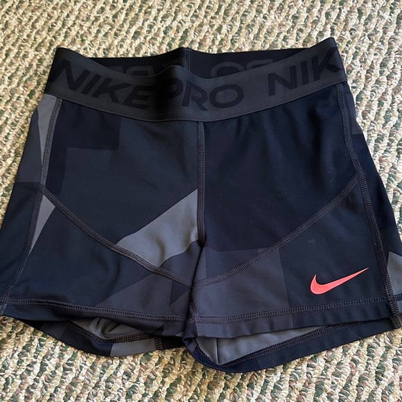 Nike Pants - Nike Women's Black and Gray Athletic Shorts